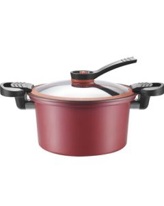 Wandehuo Mild Pressure Stew Pot 3.5L, Red WDH-G0210518