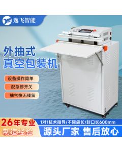 YIFEI External Vacuum Packaging Machine Commercial Automatic Vacuum Sealer for Large Electronic Products 600 Spray Paint Model 450W