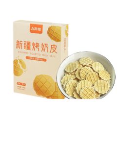 Eight Great Wonders Roasted Milk Skin (Paper Box) 108g*2 Boxes - Xinjiang Specialty Crispy Roasted Fresh Milk Snack, Nutritious and Crunchy