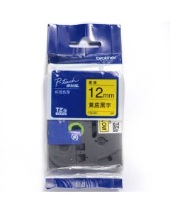 Brother TZ-631/TZe-631 12mm Yellow Background Black Text Label Tape (Compatible with PT-1280 PT-2700)