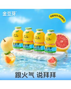 Golden Bud Kids Honeysuckle Grapefruit Juice 155ml*4 Bottles Portable Baby Beverage Bottled Juice Grapefruit Juice