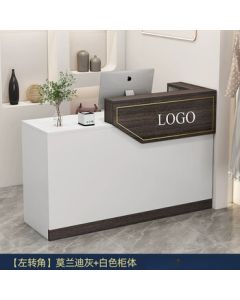 Yunjie Minimalist Modern Cashier Counter for Clothing Stores, Small Bar Table for Women's Shops, Beauty Reception Desk