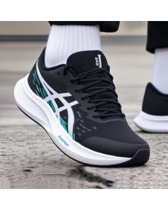 ASICS Men's Running Shoes HYPER SPEED 4 Cushioned Comfort Breathable Sports Shoes Black White 42.5