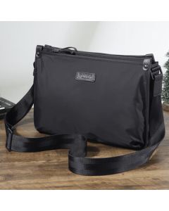 Paibaojue Large Capacity Shoulder Bag for Men, Crossbody Bag, Business Casual Stylish Water-Resistant Lightweight Backpack for High School Students