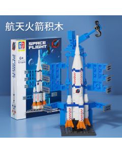Snaen Building Blocks Toy for Boys and Girls - China Aerospace Rocket Model Micro Blocks Assembly, Birthday Gift for Kids