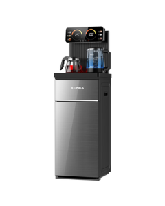 KONKA Tea Bar Water Dispenser for Home Use, High-End Living Room 316 Blue Light Electric Kettle, Dual Temperature & Dual Display, Multi-Stage Temperature Adjustment, Bottom-Mounted Bucket, Vertical Tea Maker, Warm Type KY-RH04