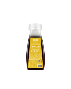 Hopeone Liquid Brown Sugar Syrup 300g Bottled - Home Use, Ice Jelly Ingredient Partner, Milk Tea, Desserts, Catering
