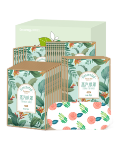 Doctor Kangaroo Steam Eye Mask, Warm Compress Eye Mask for Children and Adults, Heat Therapy Eye Patch, Heating Eye Mask, Fragrance-Free, 30 Pieces/Box