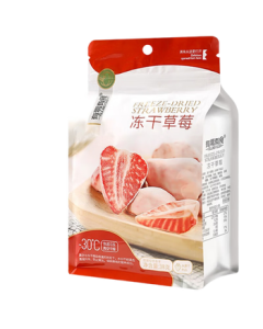 Youling Youshi Freeze-Dried Strawberries 38g*8 Bags, Healthy Ready-to-Eat Crispy Freeze-Dried Strawberry Snack Dried Fruit