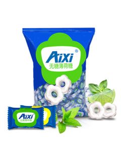 Aixi Peppermint Candy 750g/Bag - After-Meal Fresh Breath, Reception Candy, Sugar-Free, Same as Restaurant Version