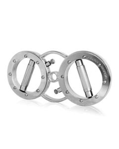 X-RW Speed Arm Trainer 8-Shaped Arm Exerciser for Arm Muscle Toning and Speed Training, 8lbs Silver Resistance Model