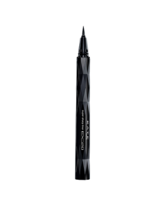 KATE Liquid Eyeliner Pen - Soft Tip, Waterproof, Long-Lasting, Perfect for Beginners, Fine Point BK-1 Jet Black 0.6ml