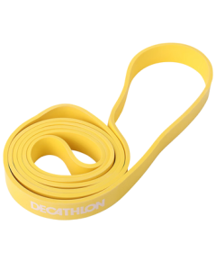 Decathlon Elastic Band Yoga Equipment Stretching Hip Circle Fitness Band CROB 2531586 Yellow One Size