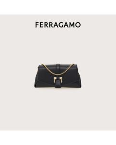 Ferragamo Women's Black Shoulder Bag 0777233 Gift for Girlfriend Black 0777233 OS