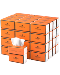 ZhiHu Pull Paper Cushion Tissue 4-Ply 360 Sheets * 20 Large Packs Whole Box, Napkins, Facial Tissues for Babies and Hand Wiping