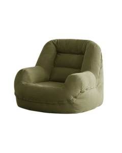 LUCKYSAC Internet-Famous Snuggle Sack Bean Bag Chair, Single Small Sofa for Living Room, Bedroom, or Balcony, Standard Model Olive Green