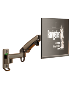 NB Monitor Wall Mount Bracket, Computer Monitor Wall Mount Stand, Adjustable Height Computer Stand, Desktop Riser, Pneumatic Screen Mount F150