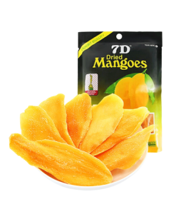 7D Dried Mango 100g - Imported Fruit Snack from the Philippines, Individually Wrapped Office Snack, Mid-Autumn Festival Gift