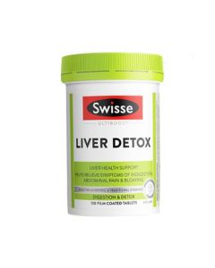 SWISSE Milk Thistle Liver Detox 120 Tablets/Bottle - Ideal for Overtime, Late Nights, Socializing, or Gifting to Elders