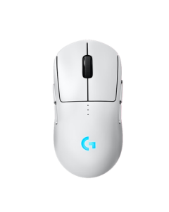 Logitech GPW 4th Gen Wireless Gaming Mouse HERO 2 Sensor Symmetrical Design Esports-Grade Wireless Technology Suzaku (White)