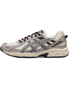 ASICS Men's Grip & Durability Trail Running Shoes GEL-VENTURE 6 Cream/Grey 42.5
