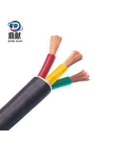 Dingxian RVV 3*4mm² 3-Core Flame Retardant Cable Full Inspection Certified 1m