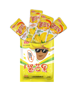 Jiabao Nine-Processed Original Flavor Preserved Mango Slices 408g, Sweet and Sour Dried Fruit Snack, Small Packaged Nostalgic Treat for Post-80s and 90s