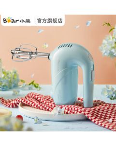 Bear Electric Hand Mixer, Small Household Egg Beater for Baking, Whisking Cream and Eggs, Model DDQ-A01Z7