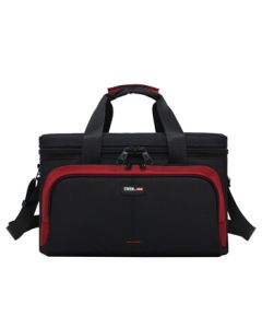 Statin PXW-4K (Red) Camera Bag, 2-Lens Multi-Lens DSLR Camera Bag, Matrix Compression-Resistant Equipment Bag for Official Inspection and Forensic Video Shooting