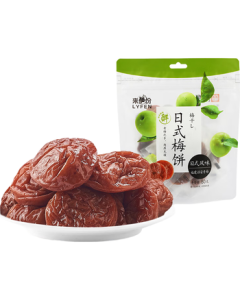 Laiyifen Japanese-style Plum Cake 80g, Preserved Plum Meat Cake, Dried Plum Snack for Office Leisure