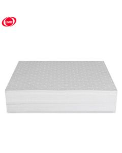 Moufu CNMF 8261 White Industrial Oil Absorbent Pad Oil Absorbent Mat Oil Absorbent Sheet Absorbent Material 100pcs/Box (White, Size: 40cm*50cm*3mm)