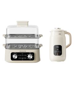 Joyoung Soy Milk Maker DJ08X-D235 + Electric Steamer DZ150HG-GZ515