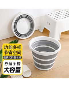 HOUYA Multi-functional Foldable Bucket 11L Large Capacity Storage Portable for Camping Fishing Car Vehicle Handheld