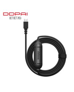 DDPAI Dash Cam Parking Monitor Voltage Step-Down Cable MicroUSB Port Compatible with MINIPro/MINIPro 2K/3K