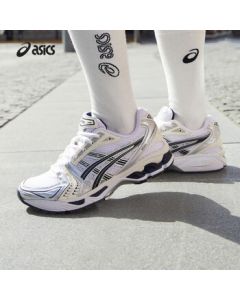 ASICS Unisex Retro Versatile Casual Sneakers GEL-KAYANO 14 White/Silver Size 36