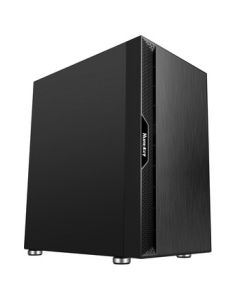 Huntkey Beyond Black Chassis (Wide Micro Desktop Case/Beyond Performance/Powerful Office Use/Brushed Panel/Supports M-ATX)