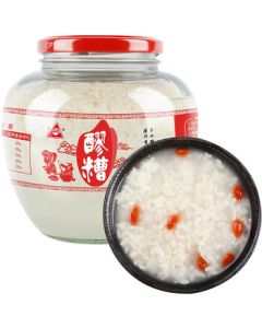 Chuan Zhen Fermented Glutinous Rice 605g*2 Sweet Rice Wine Brewed in Original Bottle, Lao Mi Jiu, Postpartum Wine, Made from Glutinous Rice