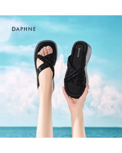 DAPHNE Women's Platform Sandals 2025 New Summer Fashion Versatile Height-Increasing Roman Sandals Casual Beach Sandals