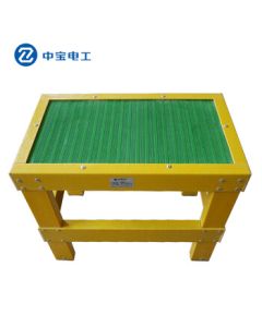 Zhongbao Electrician Single-layer Insulated Stool 400mm Height x 300mm Length x 500mm Width, FRP Step Stool, Custom Made, 1-15 Days Lead Time