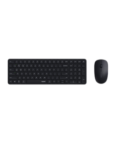 Rapoo 9300S 99-Key Wireless/Bluetooth Multi-Mode Keyboard & Mouse Combo, Ultra-Thin Compact Portable Wireless Keyboard, Supports Windows/MacOS Dual Systems, Dark Gray