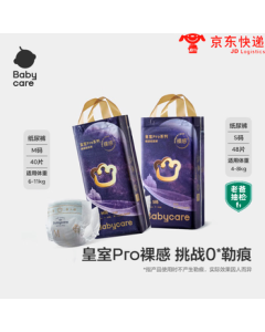 babycare Royal Pro Bare Feel Diapers (1 Pack Size S + 1 Pack Size M) Ultra-Thin, Breathable & Super Soft Baby Diapers