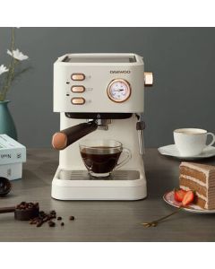 DAEWOO Home & Office Italian Milk Frother Compact Pressure Coffee Machine DYKF-1233