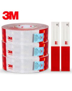 3M Reflective Marking Body Warning Label Simple 5cm*45m/Roll (150 Pieces) 983D