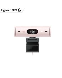 Logitech 1080P Full HD Webcam for Computer Laptop Video Camera BRIO 500 Dusty Pink