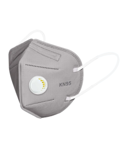 LeYou BaiYi Activated Carbon Mask with Breathing Valve, 50 Pieces, Thickened Dustproof for Industrial Use, Anti-Particulate, Haze, Formaldehyde, KN95, Individually Packed