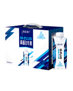 Mengniu Telunsu M-PLUS Milk 250ml*10 Boxes 6.0g High Protein/100ml Mid-Autumn Festival Gift Box