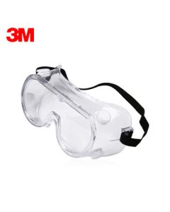3M 1621 Chemical Splash Goggles - Effective Liquid Splash Protection, Impact-Resistant Clear Eyewear with Polycarbonate Lenses, 1 Pair XXG