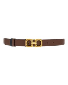 Ferragamo Women's Brown Reversible Gancini Belt 0764083_C _ 90