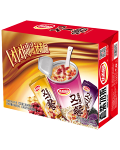 Daliyuan Assorted Three-Flavor Mixed Congee Gift Set, 360g*12 Cans, Instant Breakfast Porridge Canned, Mid-Autumn Festival Gift Box