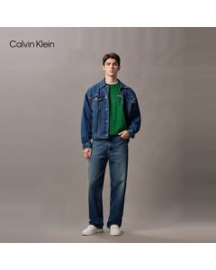 Calvin Klein Jeans 25 Fall New Men's Trendy American Retro CK Letter Loose Pure Cotton Short-Sleeve T-Shirt